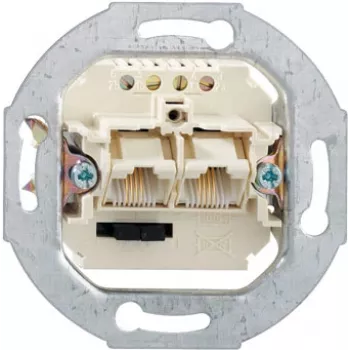 Gniazdo RJ-45 Rutenbeck 13010440 Białe