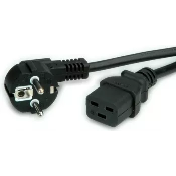 Kabel zasilający czarny VALUE 19.99.1553 3 m CEE7/7 wtyk C19
