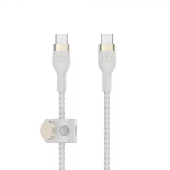 Belkin BOOSTCHARGE PRO Flex Kabel USB 1 m USB 2.0 USB C Biały (CAB011BT1MWH)