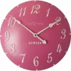 NeXtime klok 3084rz London Arabic, Ø34,5 cm, Ścienny, Różowo-biały
