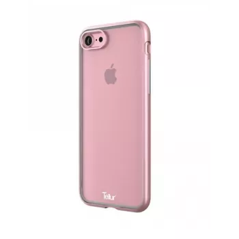 Cover Tellur iPhone 7 TLL118204 Różowy Transparentny
