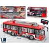 Autobus zabawka z światłami, dźwiękiem i otwieranymi drzwiami Madej model 012865