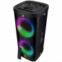 Głośnik przenośny SVEN PS-930, czarny, moc wyjściowa 2x75W (RMS), TWS, Bluetooth, FM, USB, microSD, wyświetlacz LED, bateria litowa