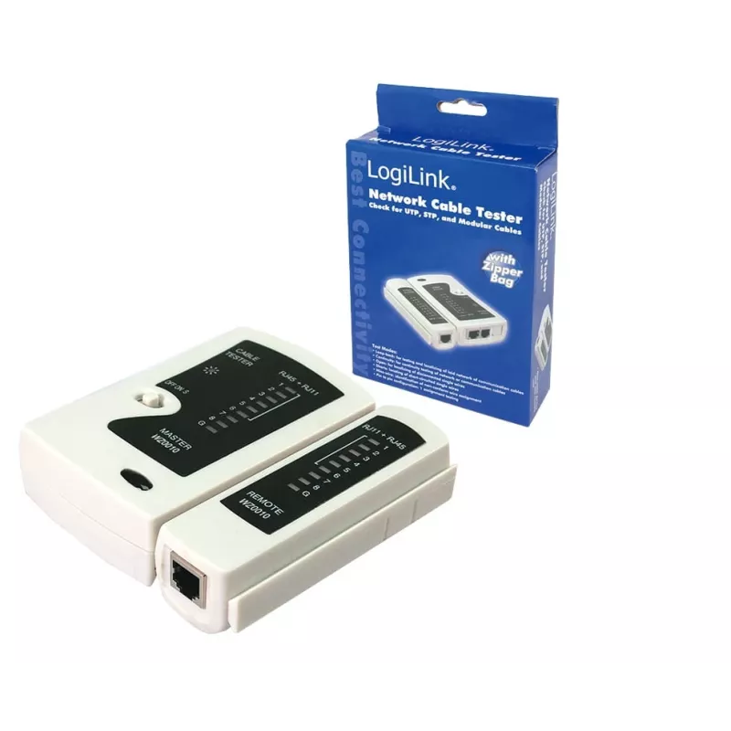 Tester kabli, LogiLink WZ0010, narzędzie do testowania kabli sieciowych