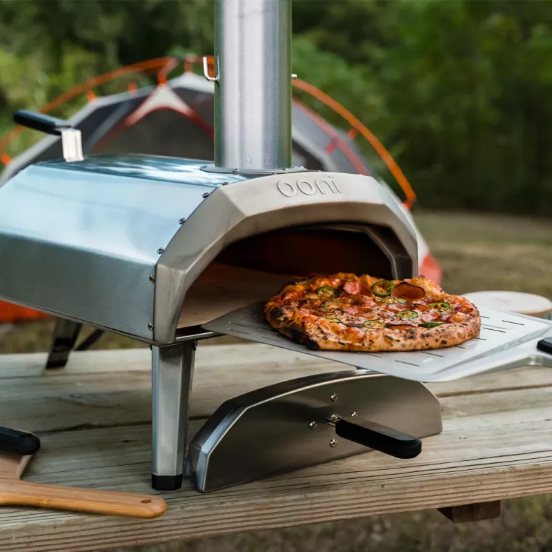 Ooni Karu 12, 1 pizza/pizzę, stal nierdzewna, 30 cm, 500 °C, 304,8 x 304,8 mm, 15 min