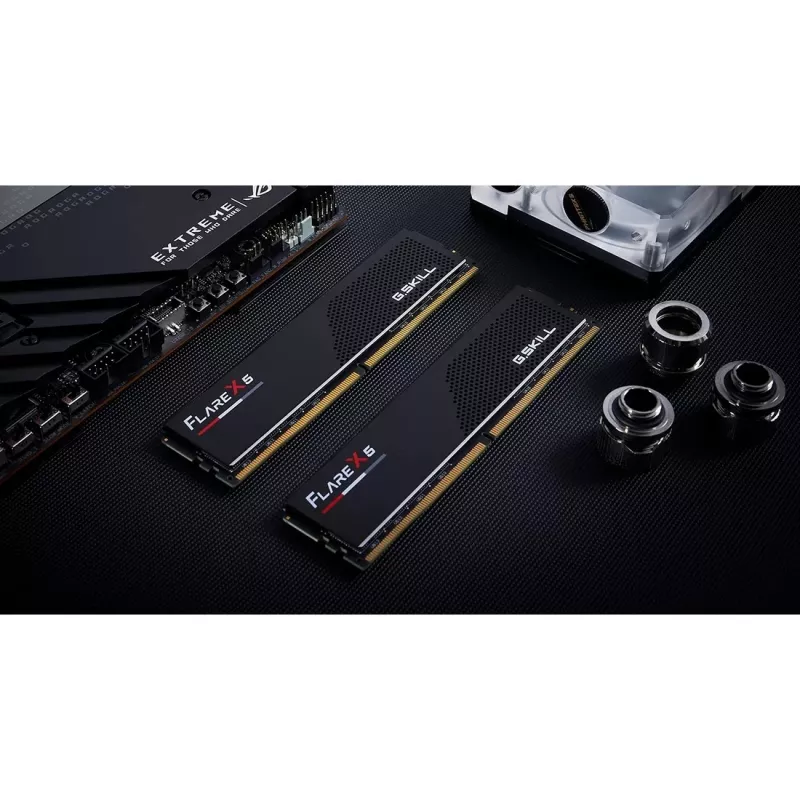 DIMM 48 GB DDR5-6000 (2x 24 GB) Dual-Kit, Arbeitsspeicher schwarz, F5-6000J4048F24GX2-FX5, Flare X5, AMD EXPO