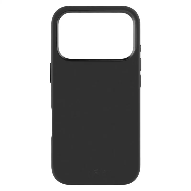 Stała tylna obudowa dla Apple iPhone 17 Pro, płynny silikon, czarna, MagFlow