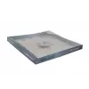 Zegar ścienny ESPERANZA EHC002 — mechaniczny, okrągły, średnica 50 cm, głębokość 25 mm, rama aluminiowa, szklana osłona, wykończenie ze stali nierdzewnej