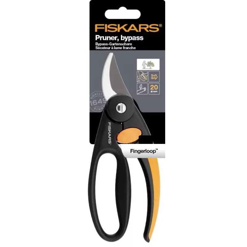 Sekatory Fiskars 111440 Bypass Czarny — Fiskars 1001534 (Sekator ręczny, Bypass, Czarny)