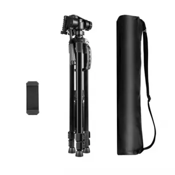 Statyw z głowicą 3D 360° + uchwyt na telefon Puluz PU3096B