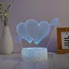Manta SNL115RGB Zestaw dekoracyjnej lampy LED RGB z sercem 3D