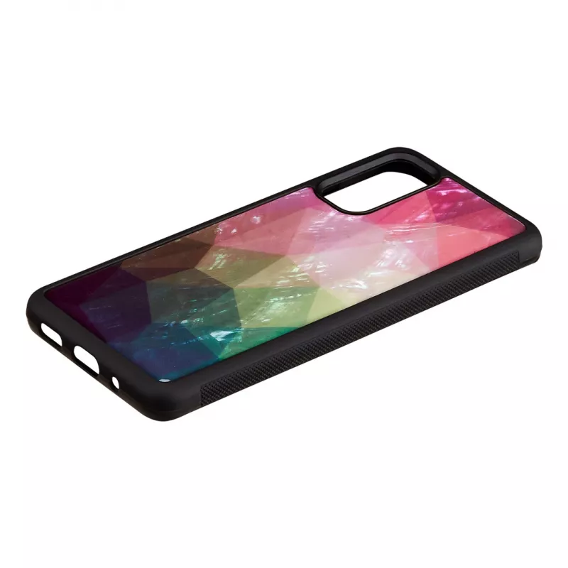 Etui ochronne iKins do Samsung Galaxy S20 — wzór wodnych kwiatów, czarne