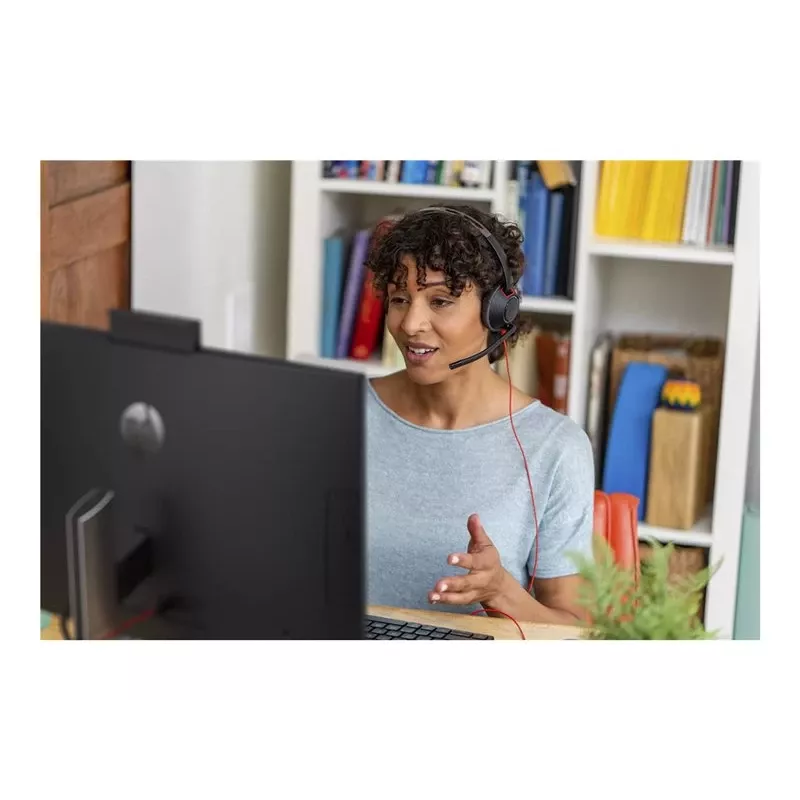 Zestaw słuchawkowy POLY Czarnywire C5220 Biurowy Call Center z przewodem USB-C