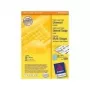 Etykiety samoprzylepne do drukarek AVERY 3457 niebieskie 105 x 148 mm