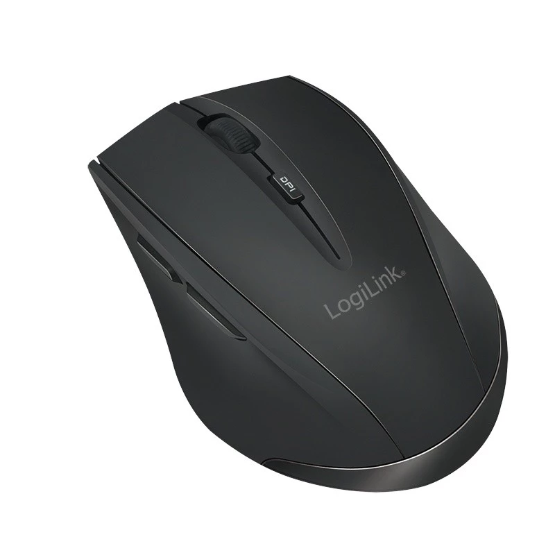 Logilink Mysz bezprzewodowa BT5.0, ergonomiczna, czarna