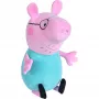 Miękka pluszowa zabawka SIMBA Peppa Pig Tata Świnka, 37 cm, pluszowa figurka do przytulania i zabawy