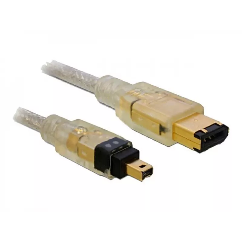 Kabel FireWire A/A DeLOCK 2,0 m Szary