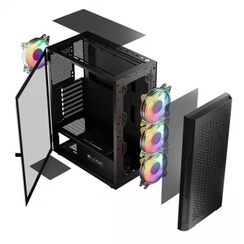 Obudowa Logic ARAMIS ARGB MINIDI USB 3.0 Czarny