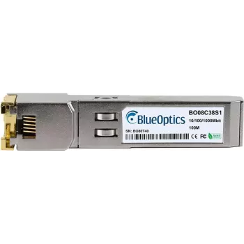 transceiver SFP BlueOptics AT-SPTX/100MB-00 Gigabit Ethernet światłowód jednomodowy SFP 1000BASE-LX? (sprawdź dokładną długość fali/obsługę)