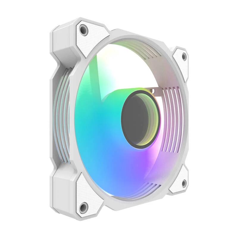 Darkflash DR08 Cooling Fan (biały) — wentylator obudowy/CPU, model DR08 biały, pojedynczy wentylator 120 mm