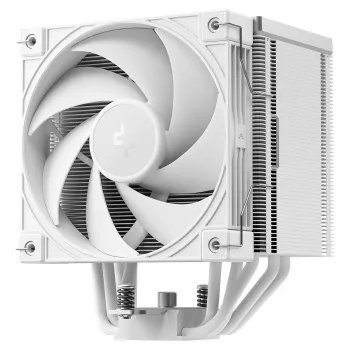 Chłodzenie procesora DeepCool AK500 G2 WH, wentylator 120 mm, maks. ciśnienie powietrza 3,33 mmH2O, 117×129×159 mm, biały