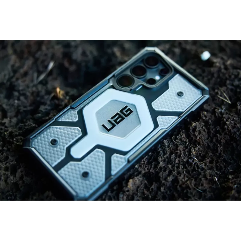 Urban Armor Gear Pathfinder Clear etui na telefon komórkowy 17,3 cm (6,8) Pokrywa Czarny, Srebrny