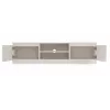 Szafka RTV MALWA 140 by top e shop — 1400×400×360 mm, laminat cashmere, 2 drzwi, 1 półka