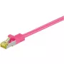 Kabel sieciowy Goobay RJ-45 CAT7 5m magenta S/FTP