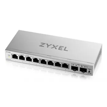 Przełącznik zarządzalny L2 Zyxel GS1200-10v3 — 8x Gigabit (10/100/1000), 20 Gb/s, MAC 4000, biurkowy, szary