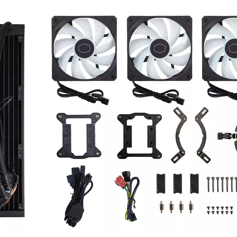 Zestaw chłodzenia cieczą Cooler Master MasterLiquid 360L Core ARGB 12 cm Czarny