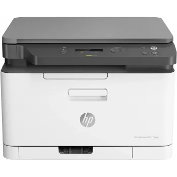 Wielofunkcyjna drukarka laserowa HP Color Laser MFP 178nw — Druk kolorowy, A4, 18 str./min (czarno-biały), Wi‑Fi, Ethernet, skanowanie dupleksowe