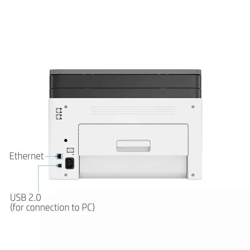 Wielofunkcyjna drukarka laserowa HP Color Laser MFP 178nw — Druk kolorowy, A4, 18 str./min (czarno-biały), Wi‑Fi, Ethernet, skanowanie dupleksowe
