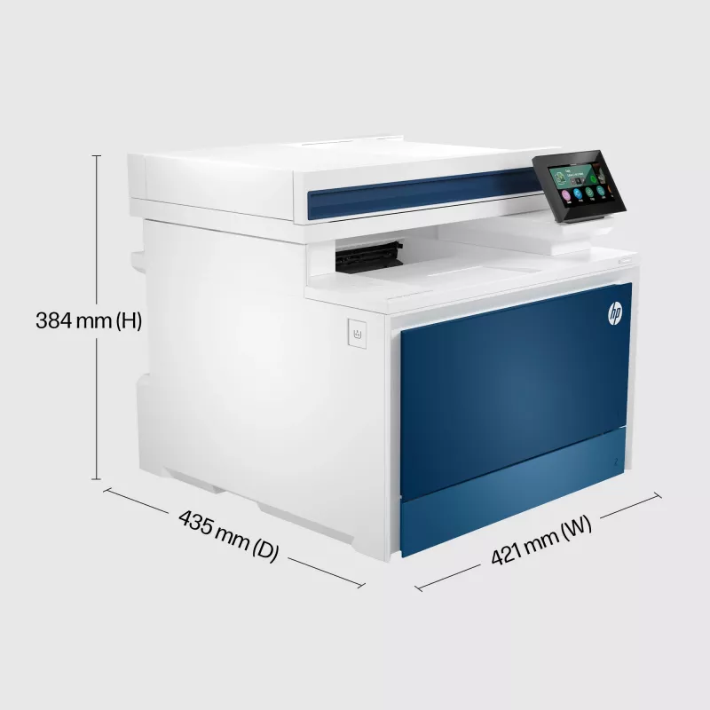 Drukarka HP Color LaserJet Pro MFP 4302dw, Laser, Kolor, 600 x 600 DPI, A4, Drukowanie bezpośrednie, Niebieski, Biały