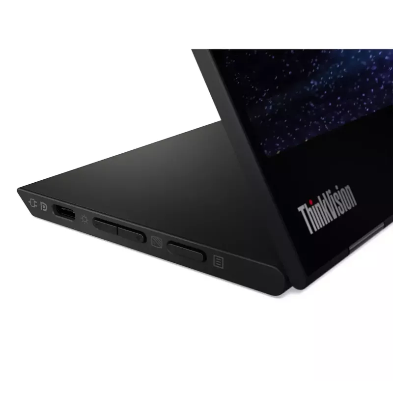 Monitor komputerowy Lenovo ThinkVision M14t 35,6 cm (14 cali) 1920 x 1080 pikseli Full HD LED Dotykowy Czarny