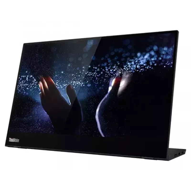 Monitor komputerowy Lenovo ThinkVision M14t 35,6 cm (14 cali) 1920 x 1080 pikseli Full HD LED Dotykowy Czarny