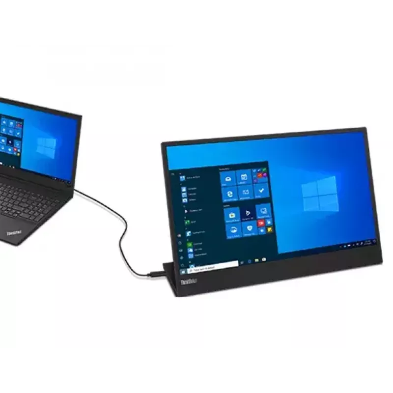 Monitor komputerowy Lenovo ThinkVision M15 39,6 cm (15,6 cala) 1920 x 1080 pikseli Full HD LED Czarny