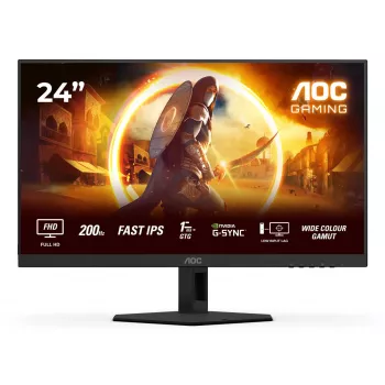 Monitor komputerowy AOC G4 24G4HRE 60,5 cm (23,8 cala) 1920 x 1080 pikseli Full HD LED Czarny, Czerwony