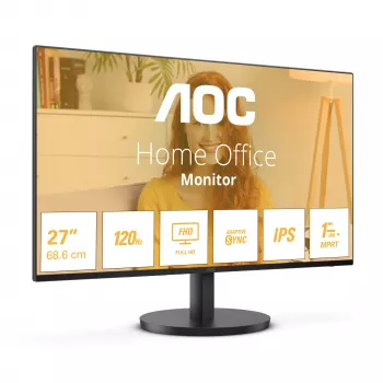Monitor komputerowy AOC B3 27B3HA2 68,6 cm (27 cali) 1920 x 1080 pikseli Full HD LED Czarny