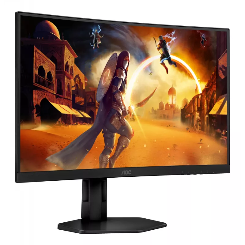 Monitor komputerowy AOC G4 CQ27G4X 68,6 cm (27 cali) 2560 x 1440 pikseli Quad HD LCD Czarny