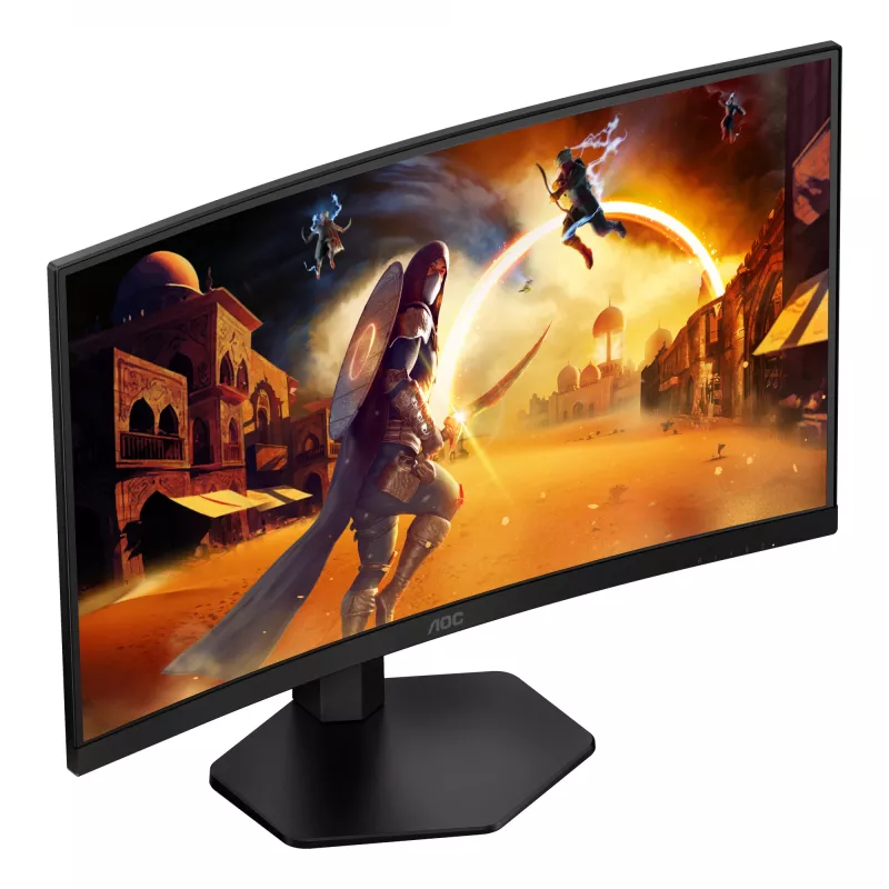 Monitor komputerowy AOC G4 CQ27G4X 68,6 cm (27 cali) 2560 x 1440 pikseli Quad HD LCD Czarny