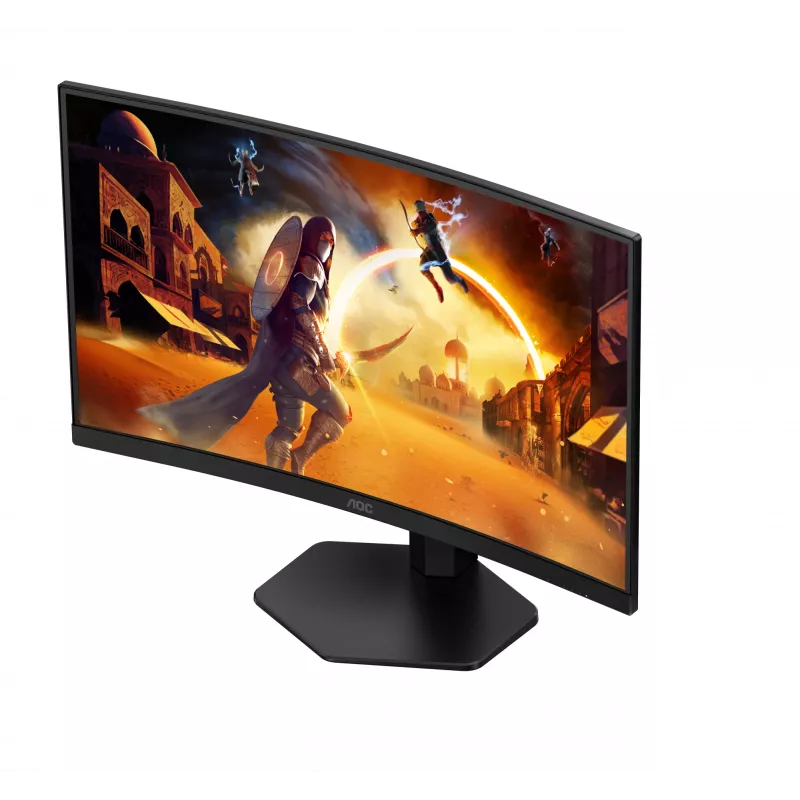 Monitor komputerowy AOC G4 CQ27G4X 68,6 cm (27 cali) 2560 x 1440 pikseli Quad HD LCD Czarny
