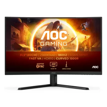 Monitor komputerowy AOC G4 CQ32G4VE 80 cm (31,5 cala) 2560 x 1440 pikseli Quad HD LCD Czarny, Szary