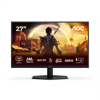 Monitor komputerowy AOC G4 Q27G42ZE 68.6 cm (27 cali) 2560 x 1440 Quad HD LCD Czarny, Czerwony