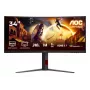 Monitor komputerowy AOC G4 CU34G4Z 86,4 cm (34 cale) 3440 x 1440 pikseli Wide Quad HD LED Czarny, Czerwony