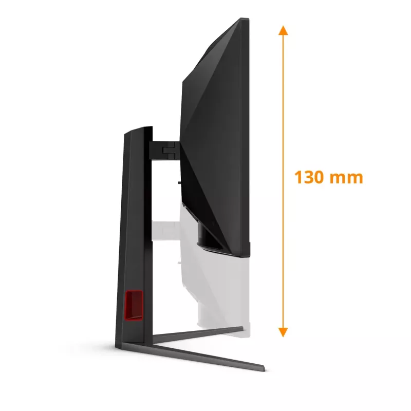 Monitor komputerowy AOC G4 CU34G4 86,4 cm (34 cali) 3440 x 1440 pikseli Wide Quad HD LED Czarny, Czerwony
