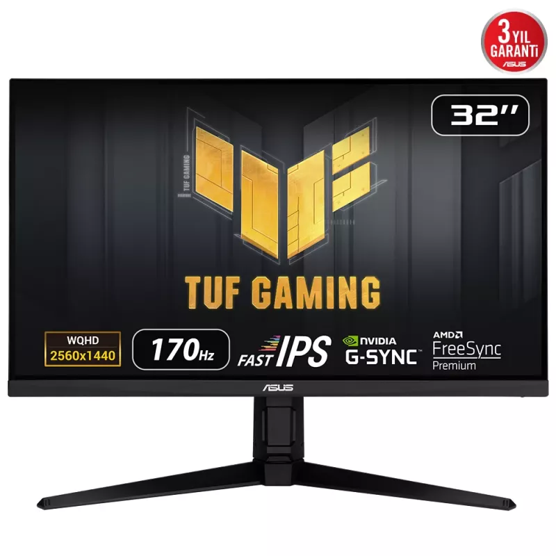 Monitor komputerowy ASUS TUF Gaming VG32AQL1A 80 cm (31,5 cala) 2560 x 1440 pikseli Wide Quad HD LED Czarny