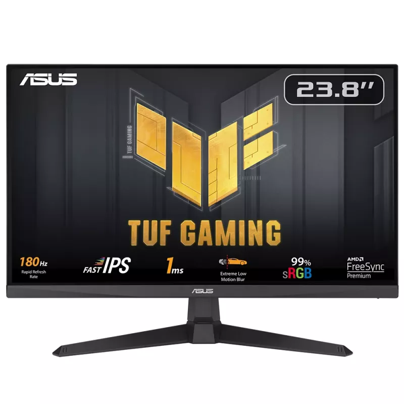 Monitor komputerowy ASUS TUF Gaming VG249Q3A 60,5 cm (23,8 cala) 1920 x 1080 pikseli Full HD LCD Czarny