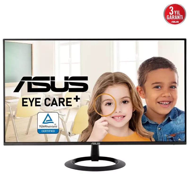 Monitor komputerowy ASUS VZ27EHF 68,6 cm (27 cali) 1920 x 1080 pikseli Full HD LCD Czarny