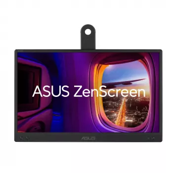 Monitor ASUS ZenScreen MB166CR 39,6 cm (15,6 cala) 1920 x 1080 pikseli Full HD LCD Czarny