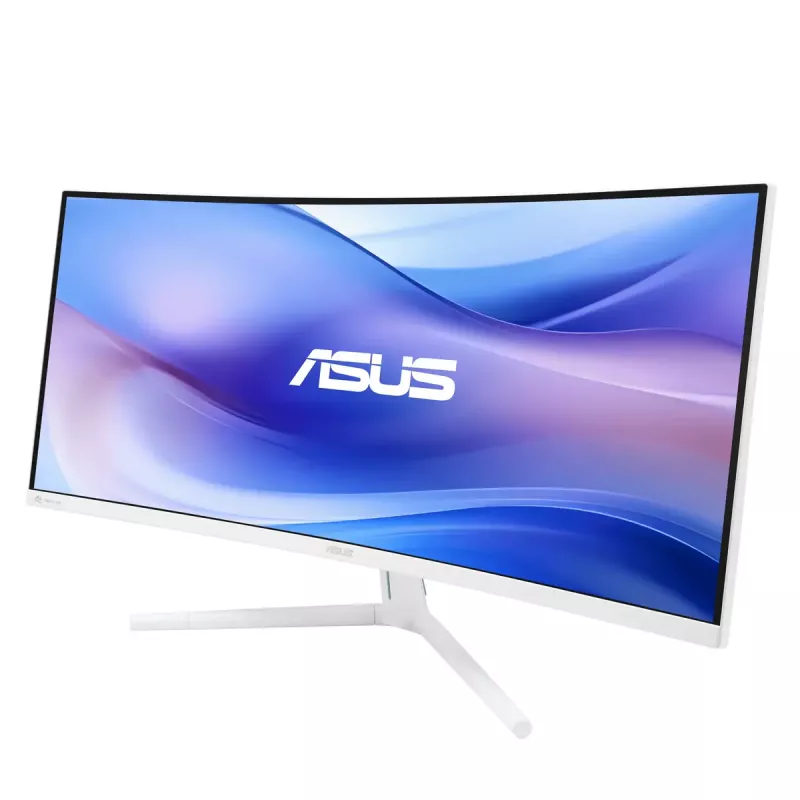 Monitor ASUS VU34WCIP-W 86,4 cm (34 cale) 3440 x 1440 pikseli Wide Quad HD Biały